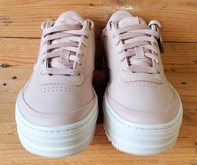 Reebok Club C Double Geo Low Leather Trainers UK3.5/US6/EU36.5 H69145 Pink