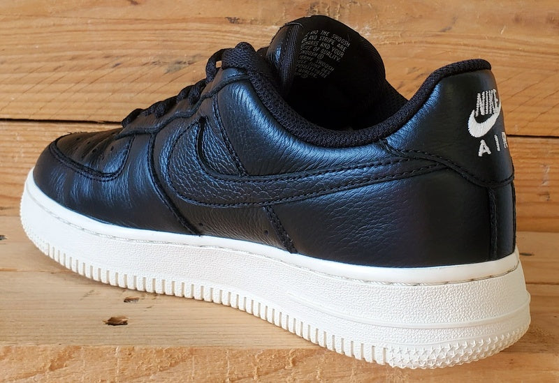 Nike Air Force 1 Low Leather Trainers UK4.5/US7/EU38 DV3907-900 Black/White