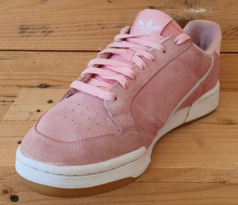 Adidas Continental 80 Low Suede Trainers UK8.5/US10/EU42.5 G27720 True Pink