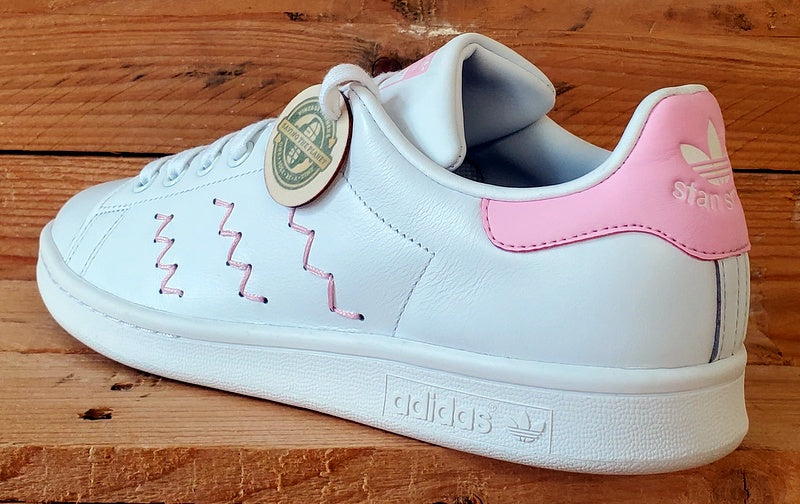 Adidas Stan Smith Zig Zag Low Leather Trainers UK7.5/US9/EU41 BZ0401 White/Pink