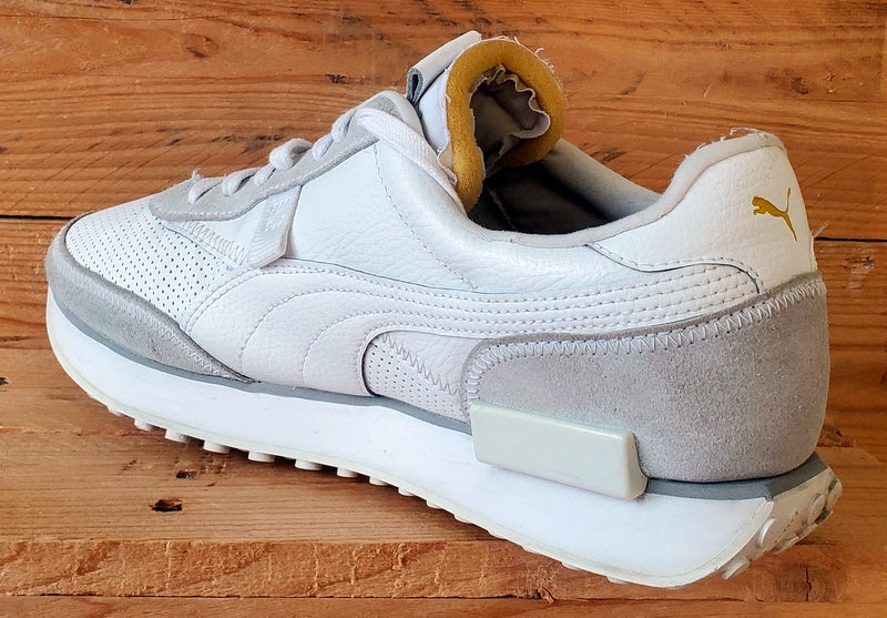 Puma Future Rider Low Leather Trainers UK10.5/US11.5/EU45 383923-01 White