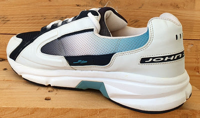 John Smith Running Low Textile Trainers UK10/US11/EU45 HK-SS03 White/Black/Blue