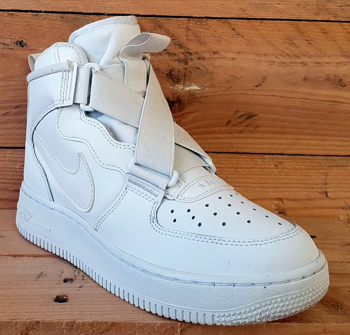 Nike Air Force 1 Highness Leather Trainers UK4 US4.5Y EU36.5 BQ3598 100 White VintageTrainers