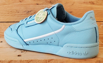 Adidas Continental 80 Low Leather Trainers UK9/US9.5/EU43 EE4145 Ash Blue/Grey