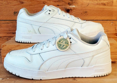 Puma RBD Game Low Leather Trainers UK9/US10/EU43 386373-02 Triple White
