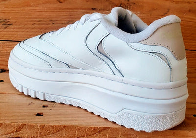Reebok Classic Platform Leather Trainers UK5.5/US8/EU38.5 100201801 Triple White