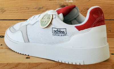 Adidas Supercourt Low leather/Textile Trainers UK9/US9.5/EU43 EF5881 White