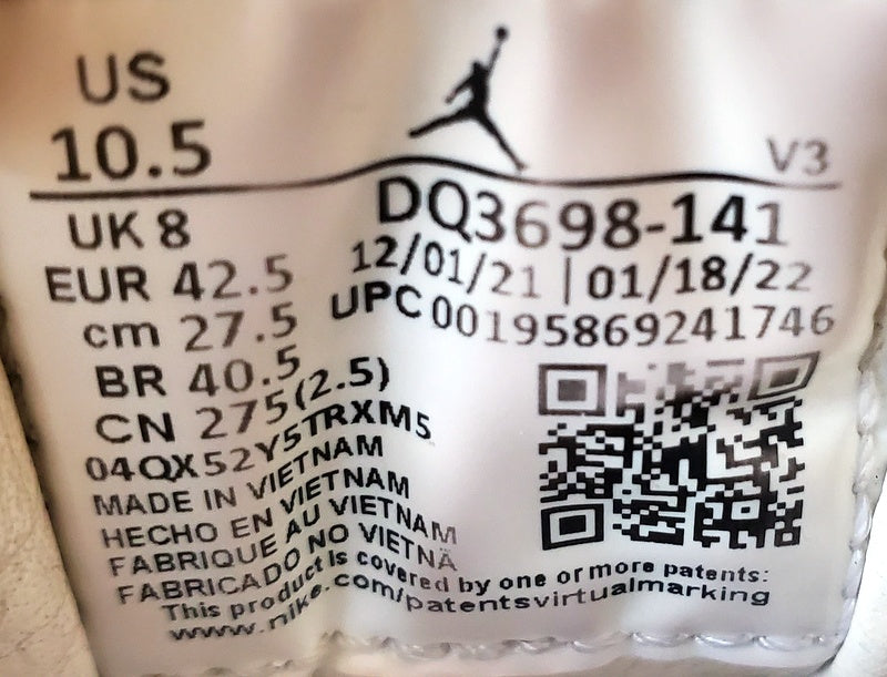 Nike Air Jordan 1 Elevate Low Trainers UK8/US10.5/EU42.5 DQ3698-141 Blue/White