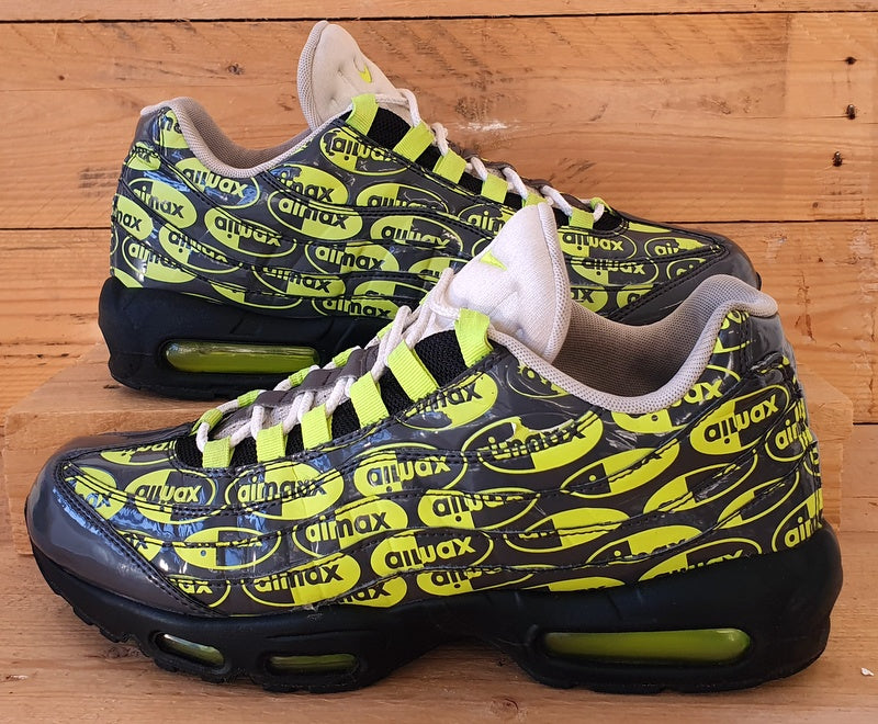 Nike Air Max 95 Low Pleather Trainers UK9/US10/EU44 538416-019 Print Black Volt