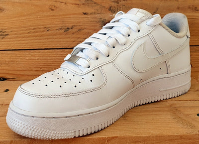 Nike Air Force 1 Low Leather Trainers UK7/US8/EU41 CW2288-111 Triple White