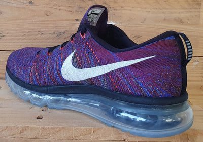 Nike Flyknit Air Max Low Trainers UK10/US11/EU45 620469-016 Purple Multicolour