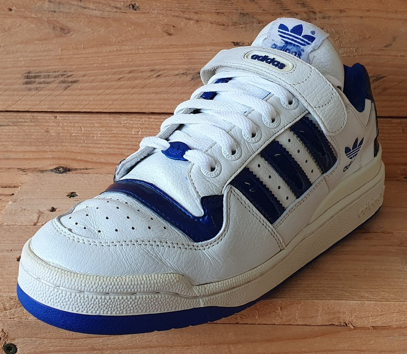 Adidas Originals Forum Low Leather Trainers UK9/US9.5/EU43 147085 White/Blue