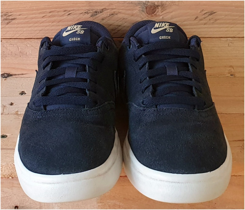 Nike SB Check Solar Soft Low Suede Trainers UK7 US8 EU41 843895 402 Navy Blue VintageTrainers