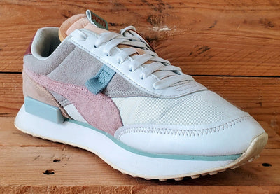 Puma Future Rider Marshmallow Suede Trainers UK7/US9.5/E40.5 374665-02 Grey/Pink