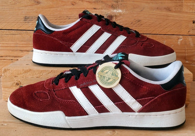 Adidas Originals Ciero Low Suede Trainers UK9/IS9.5/EU43 G56966 Burgundy