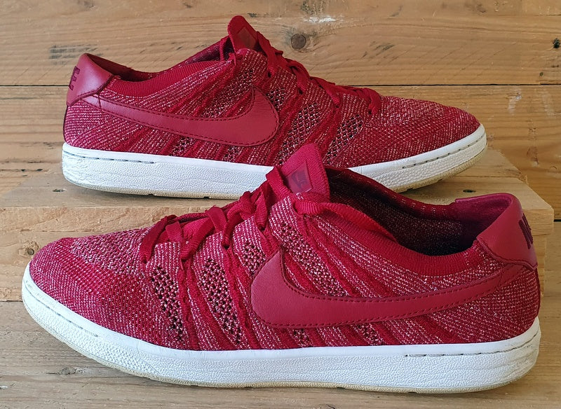 Nike Tennis Classic Ultra Flyknit Trainers UK8.5 US9.5 EU43 830704 600 Red VintageTrainers