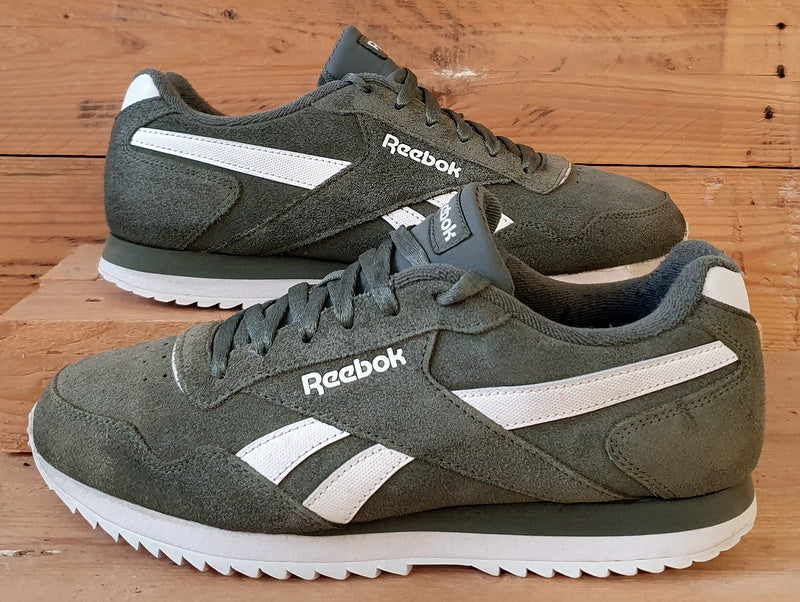 Reebok Royal Glide Suede Low Trainers UK9/US10/EU43 CN4046 Olive Green