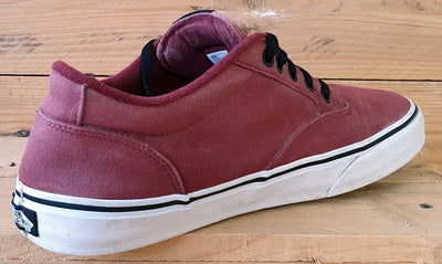 Vans Off The Wall Low Canvas Trainers UK10/US11/EU44.5 751505 Maroon/Black