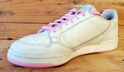 Adidas Continental 80 Low Leather Trainers UK10/US10.5/EU44.5 BD7645 Off White