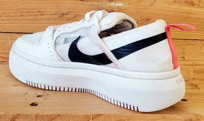 Nike Court Vision Alta Low Textile Trainers UK5/US7.5/EU38.5 CW6536-103 White