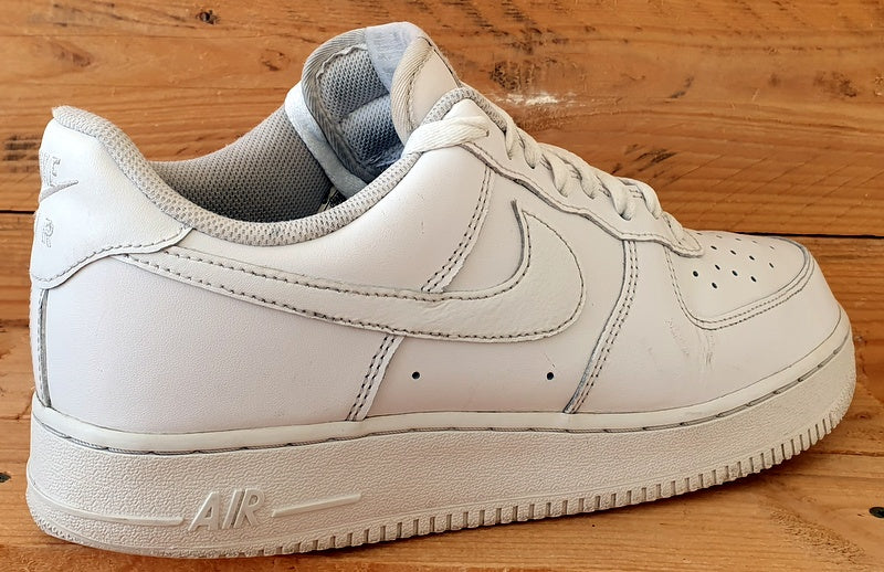 Nike Air Force 1 Low Leather Trainers UK9.5/US10.5/E44.5 CW2288-111 Triple White