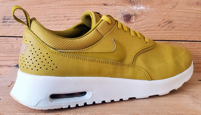 Nike Air Max Thea Premium Leather Trainers UK6/US8.5/EU40 616723-303 Dark Citron