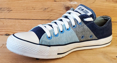 Converse All Star Low Canvas Trainers UK9/US9/EU42.5 106855 Blue/White/Grey
