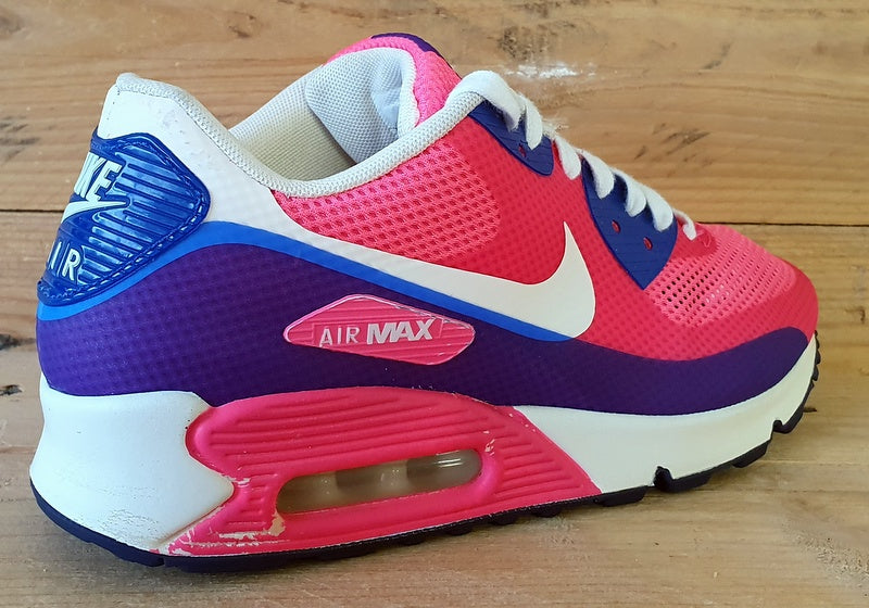 Nike Air Max 90 Hyperfuse Textile Trainers UK6/US8.5/EU40 454460-600 Pink Flash