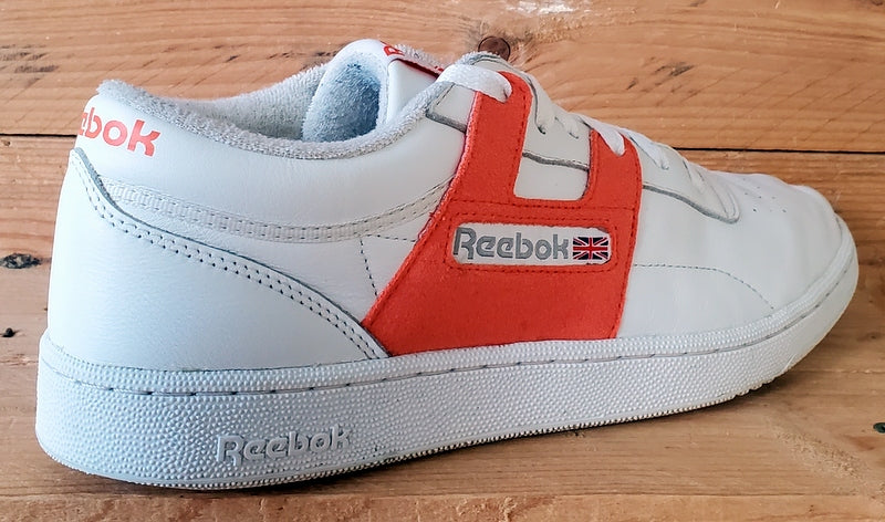 Reebok Club C 85 Low Leather Trainers UK9/US10/EU43 CN5625 White/Orange