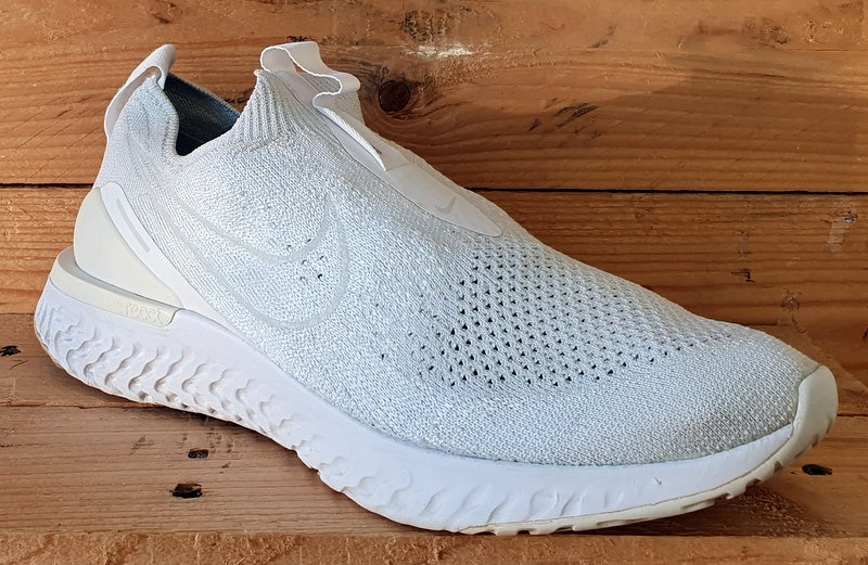 Nike Epic Phantom React Flyknit Trainers UK7/US9.5/EU41 BV0415-100 White