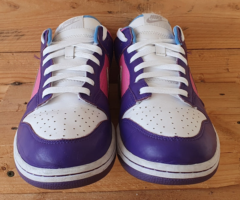 Nike Dunk ID Low Leather Trainers UK9/US10/EU44 336597-992 Purple/White/Pink