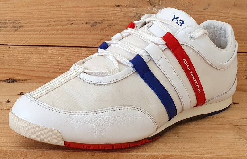 Adidas Y-3 Yohji Yamamoto Low Leather Trainers UK9/US9.5/EU43 V22228 White