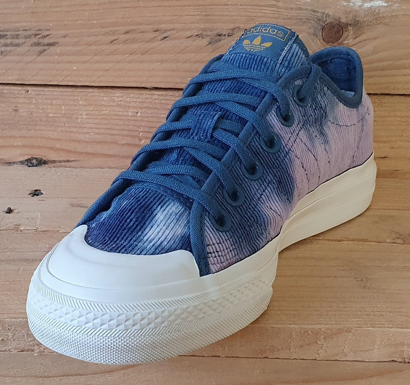 Adidas Nizza Corduroy Trainers UK4.5/US5/E37 H01139 Victory Crimson/Orbit Indigo