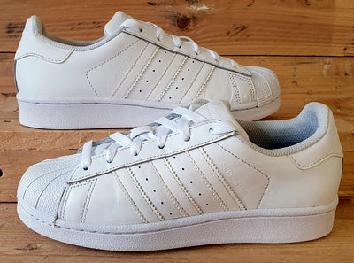 Adidas Superstar Foundation Low Leather Trainers UK3/US3.5/EU35.5 B23641 White