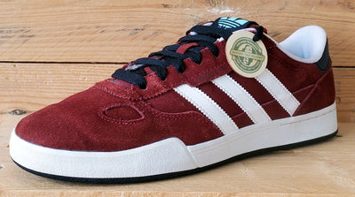 Adidas Originals Ciero Low Suede Trainers UK9/IS9.5/EU43 G56966 Burgundy