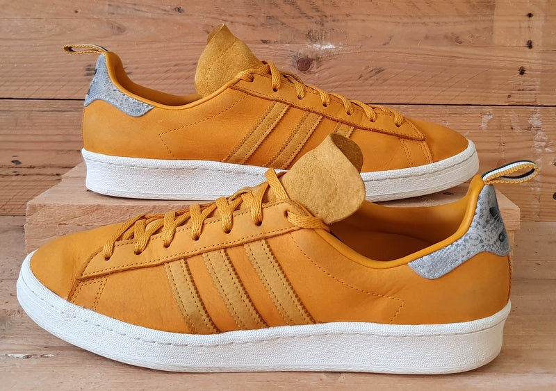 Adidas Campus 80s Low Suede Trainers UK10.5/US11/EU45 G63298 Mustard Pack