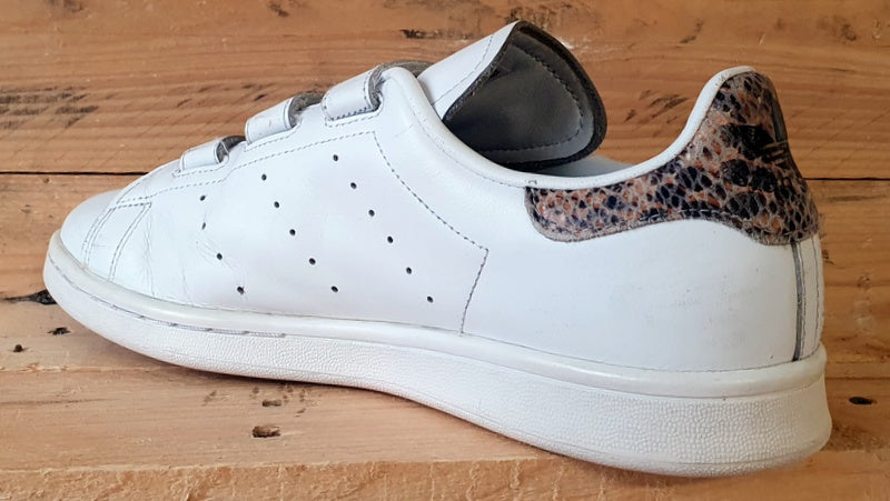 Adidas Stan Smith Serpent Low Leather Trainers UK8/US9.5/E42 S81389 White/Scales