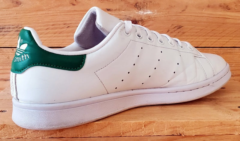 Adidas Stan Smith Low Leather Trainers UK9/US9.5/EU43 FX5502 White/Green