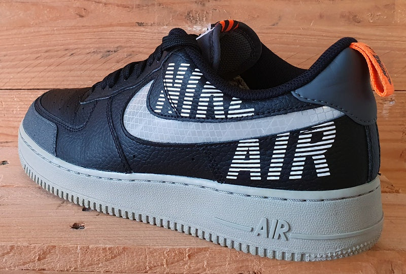 Nike Air Force 1 Under Construction Low Trainers UK8/US9/EU42.5 BQ4421-002 Black