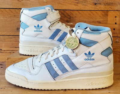 Adidas Forum 84 Mid Leather Trainers UK12.5/US13/EU48 GW5924 White/Blue
