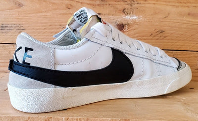 Nike Blazer 77 Jumbo Low Leather Trainers UK7.5/US8.5/E42 DN2158-101 White/Black