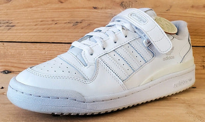 Adidas Forum Low Leather Trainers UK6/US6.5/EU39 FY7973 Triple White
