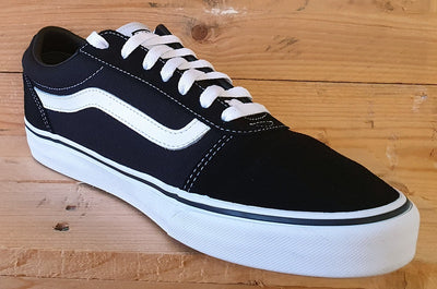 Vans Off The Wall Low Canvas/Suede Trainers UK9.5/US10.5/EU44 751505 Black/White