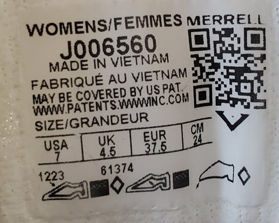 Merrell Moab Speed 2 Goretex Low Textile Trainers UK4.5/US7/EU37.5 J006560 White