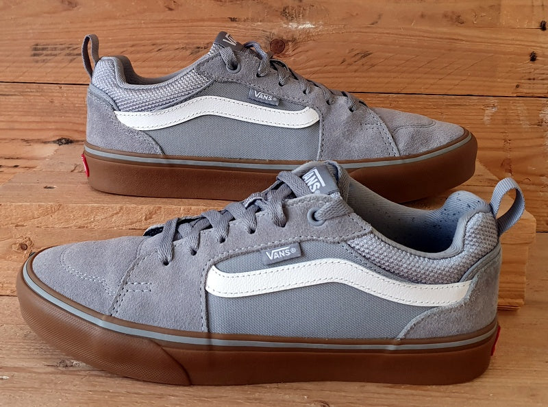 Vans Off The Wall Low Suede/Textile Trainers UK7/US8/EU40.5 721454 Grey Gum