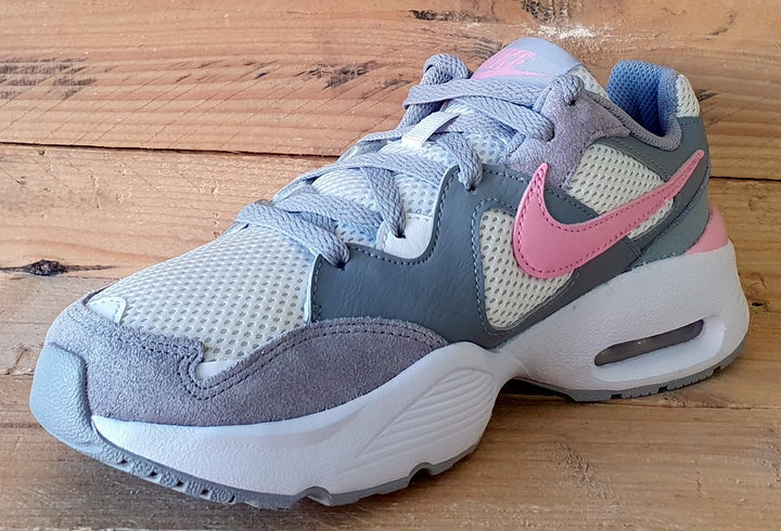 Nike Air Max Fusion Suede Trainer Size outlets 6Y Grey Pink Boy Girl Leather CJ3824-003