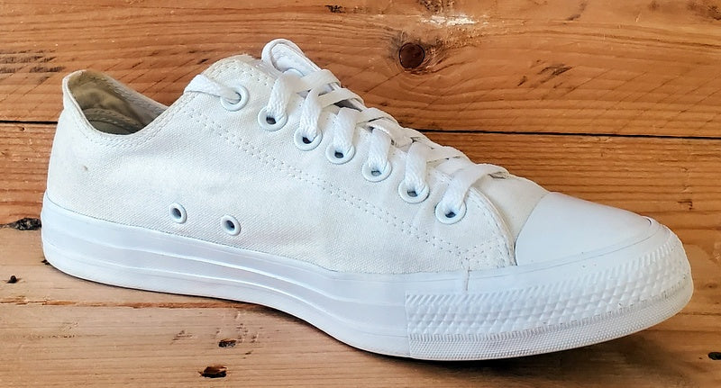 Converse Chuck Taylor All Star Low Canvas Trainers UK8.5/US8.5/EU42 1U647 White