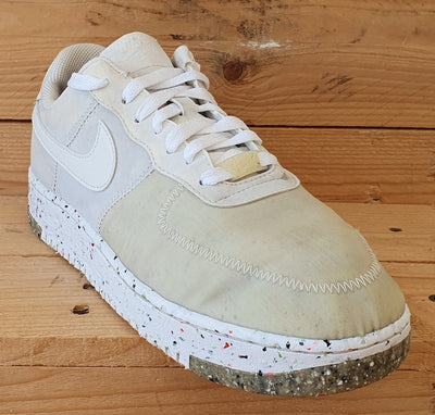 Nike Air Force 1 Crater Low Textile Trainers UK6.5/US9/EU40.5 CT1986-100 White