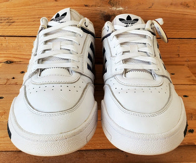Adidas Drop Step Low Leather Trainers UK9/US9.5/EU43 IE6225 White/Black/Red