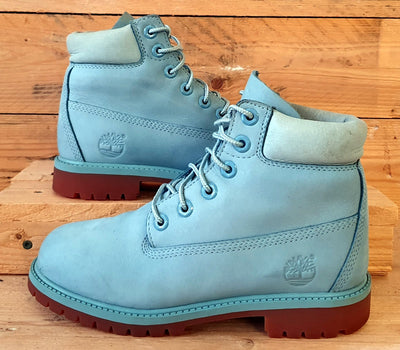 Timberland Premium High Suede Boots UK4/US4.5/EU37 A1KQ4 Stone Blue